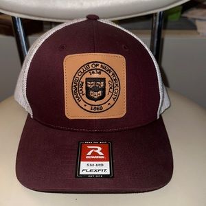 Harvard Club of New York leather patch cap size sm/md flex fit